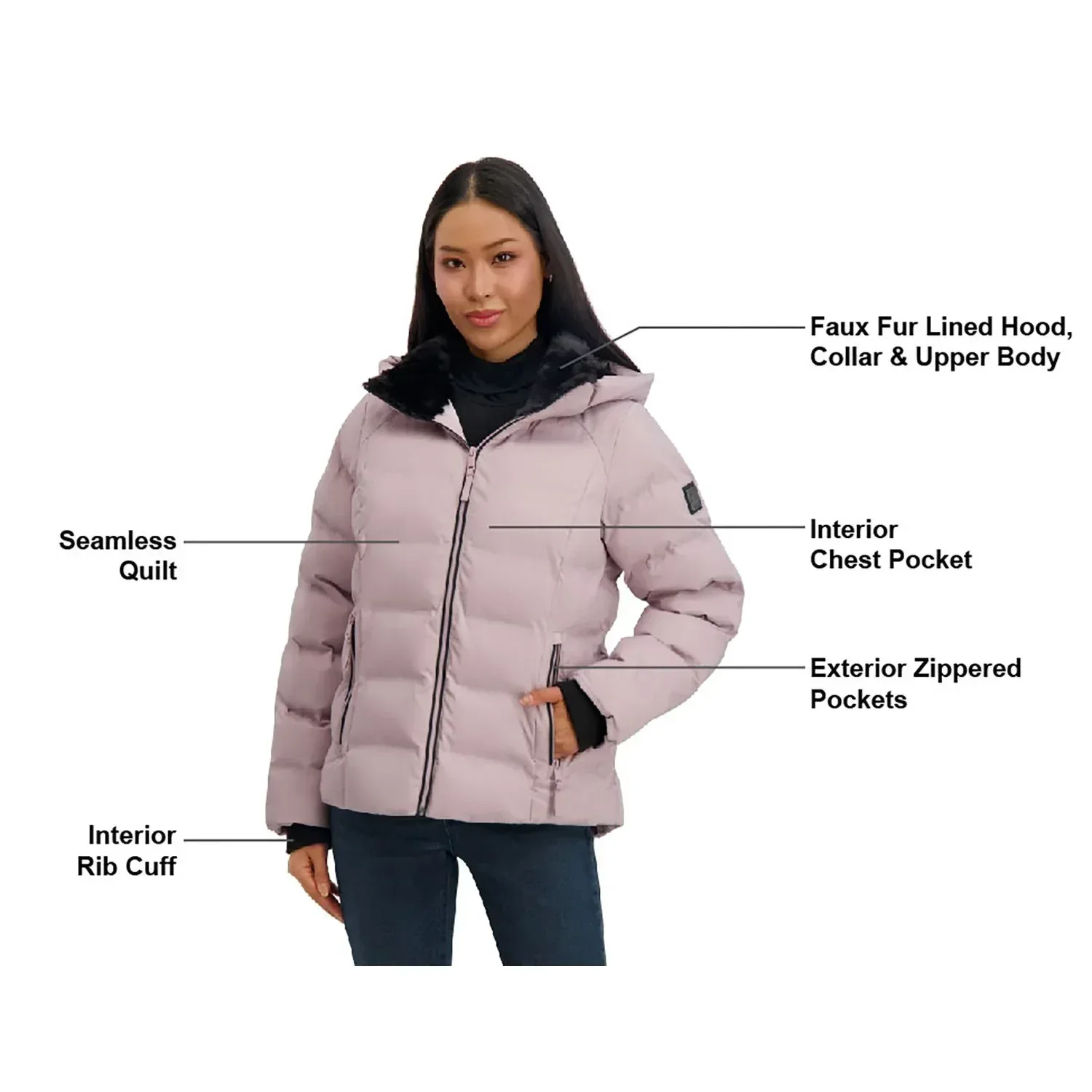 ZeroXposur Women’s Puffer Jacket - Image 2