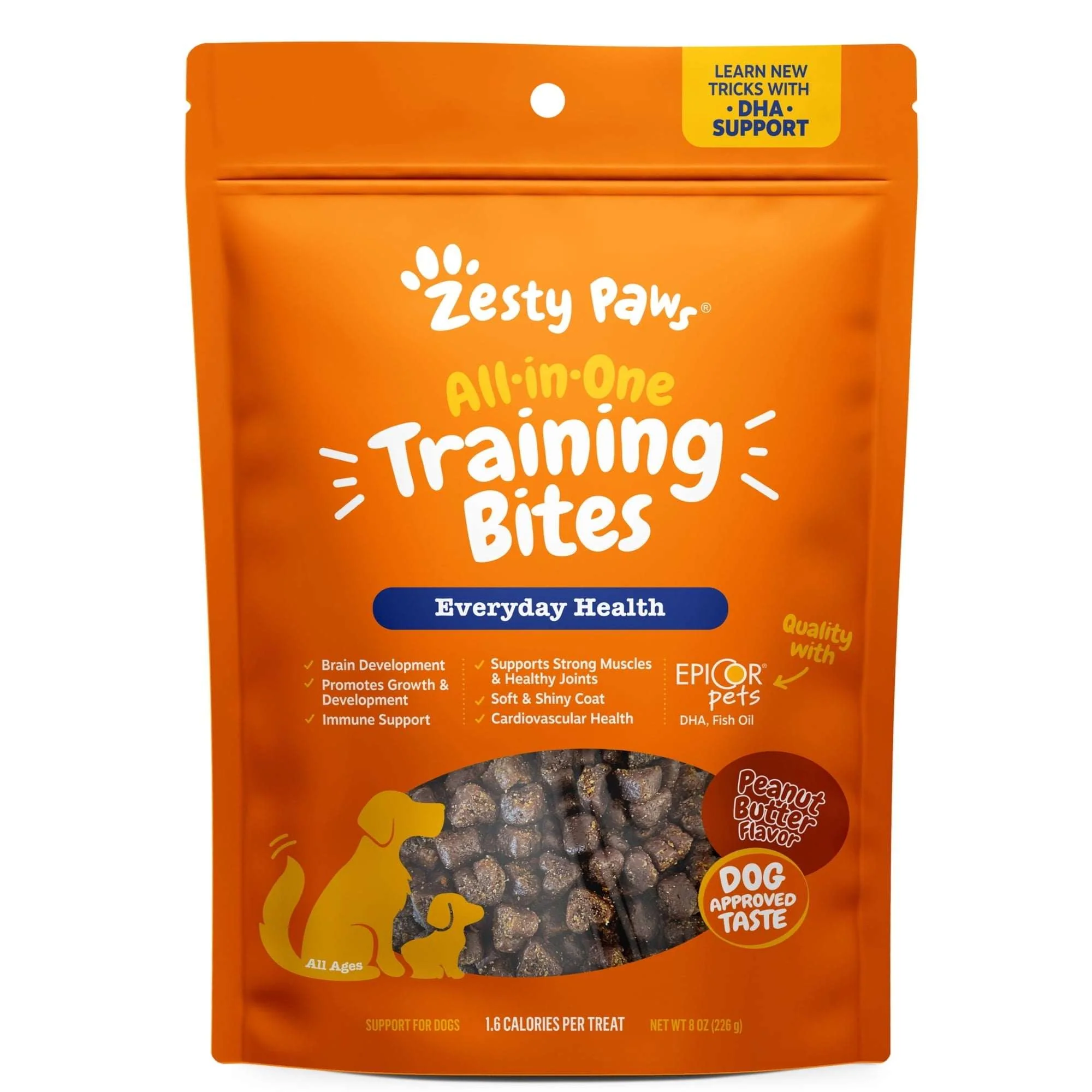 Zesty Paws All-in-One Training Bites Bacon Flavor, 8oz - Image 9