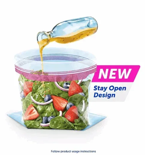 Ziploc Easy Open Bags Variety Pack with New Stay Open Design, 347 ct. - Image 3