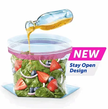 Ziploc Gallon & Storage Quart Bags with New Stay Open Design, 204 ct. - Image 3