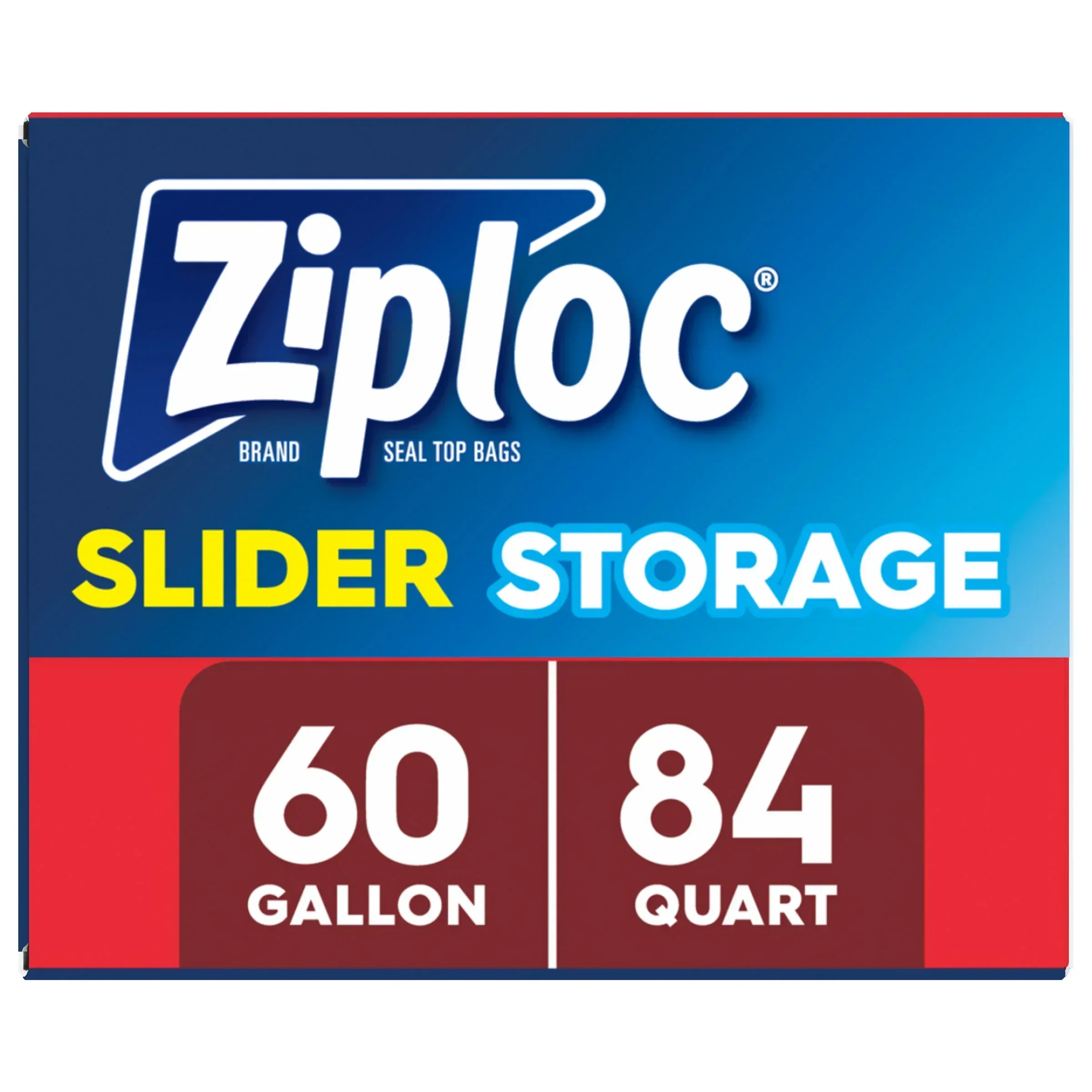 Ziploc Slider Storage Bag, Variety Pack, 144-count - Image 2