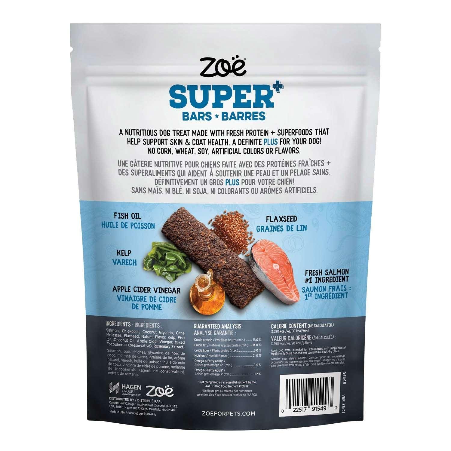 Zoe Super Bars Salmon Recipe 2/2lb Bags - Image 2
