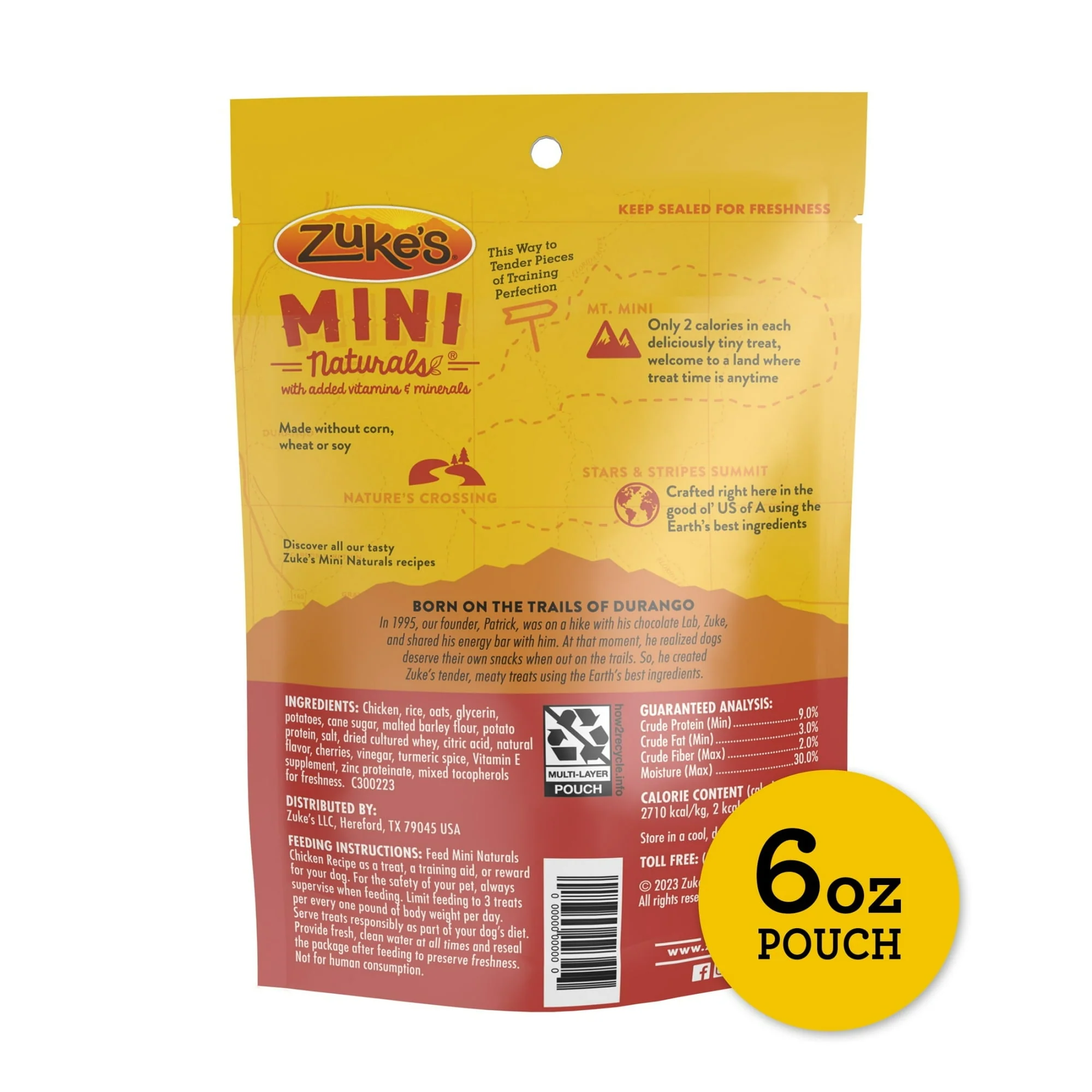 Zuke’s Mini Naturals Dog Training Treat Bites, Soft, Chewy, And Natural Bag Of Treats For Dogs, Chicken Recipe - Image 6