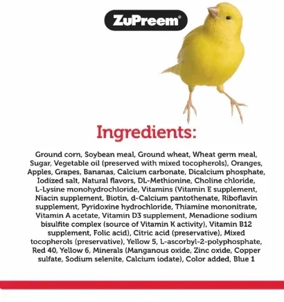 Zupreem¨ Fruitblend¨ Flavor with Natural Flavors Bird Food Pellets - Image 3