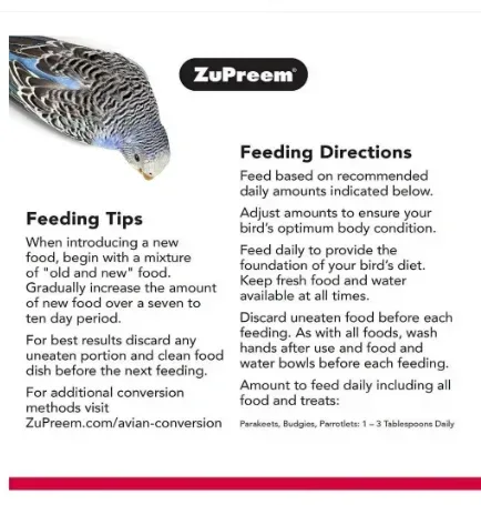 ZuPreem Smart Selects Everyday Feeding Bird Food for Small Birds, 2 lb bag - Image 2
