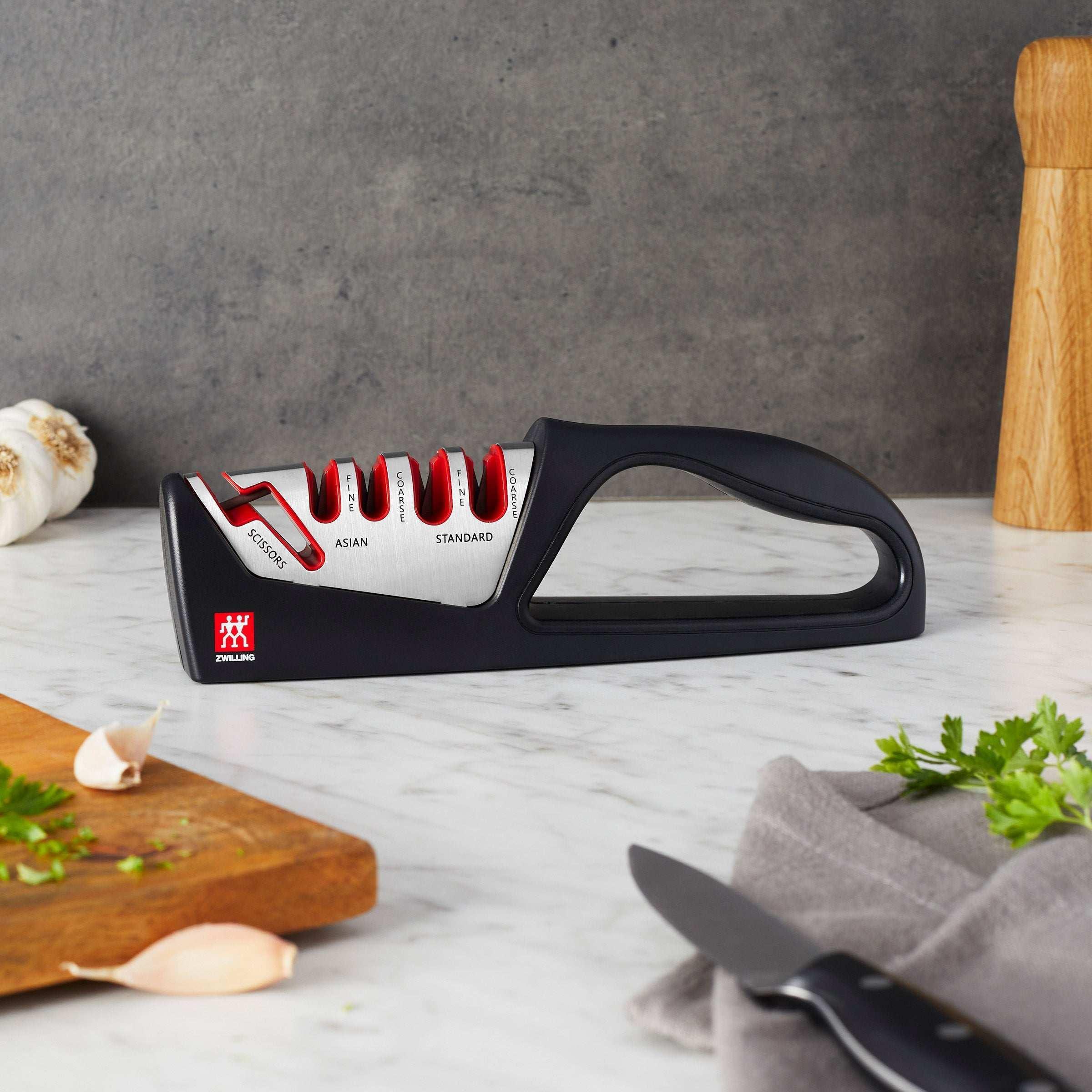 Zwilling Four Stage Knife Sharpener with Shear Sharpener - Image 2
